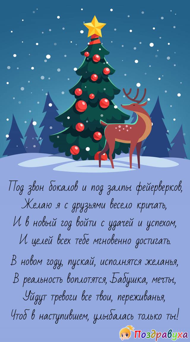 С Новым годом, Бабушка!!!