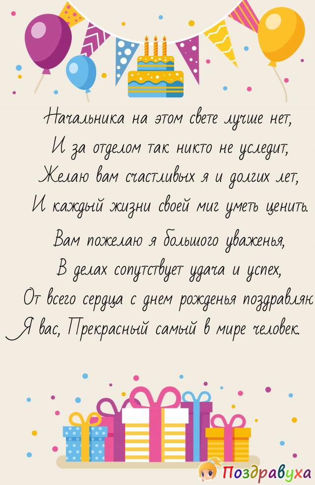 С Днем Рождения, Начальник отдела!!!