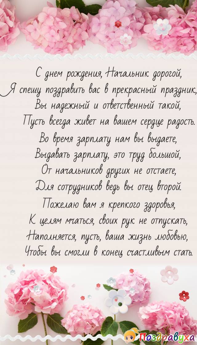 С Днем Рождения, Начальник!!!