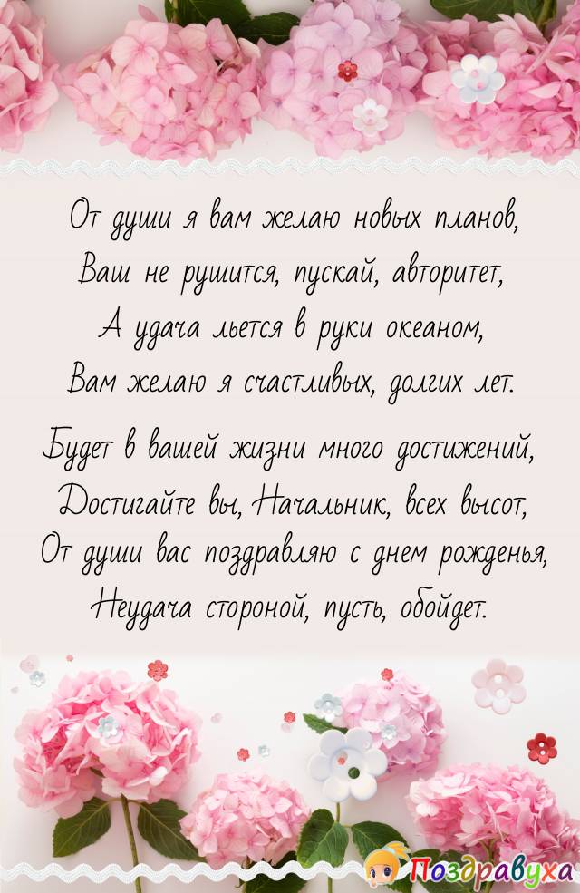 С Днем Рождения, Начальник!!!