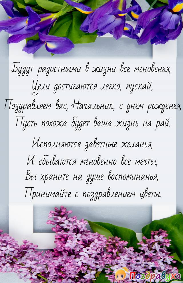 С днем рождения, Начальник!!!