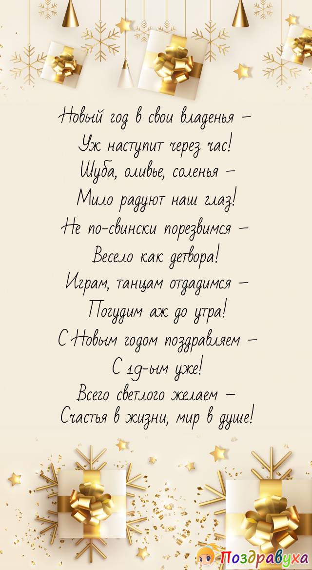 С Новым – 2019-м годом свиньи!