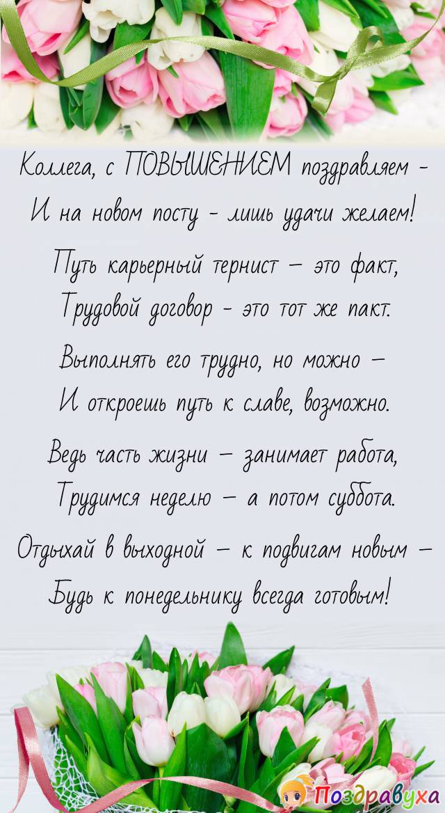 Коллега, поздравляем!